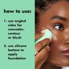 e.l.f. Angled Silicone Face Sponge, Angled Design For Cream & Liquid Blush, Bronzer, Foundation & Concealer, Vegan & Cruelty-free view 3