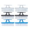 Superio Nail Brush for Cleaning Fingernails, Nail Scrubber Brush, Toe Foot Hands Fingernail Brush Cleaner- Small Scrub Brush- All-Purpose Stiff Cleaning Brush for Home, Kitchen, Work, (6, Multi) view 1