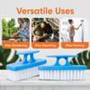 Superio Nail Brush for Cleaning Fingernails, Nail Scrubber Brush, Toe Foot Hands Fingernail Brush Cleaner- Small Scrub Brush- All-Purpose Stiff Cleaning Brush for Home, Kitchen, Work, (6, Multi) view 4