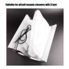 Nail Dust Machine Bag, 10pcs Nail Dust Suction Collector Bag Clean Replacement Nail Dust Collector Bags for Collection Non woven Suit 3 Fan Vacuum Cleaner Manicure Tool Accessory view 2