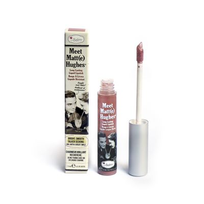 Meet Matte Hughes Long Lasting Liquid Lipstick - Patient by the Balm for Women - 0.25 oz Lip Gloss