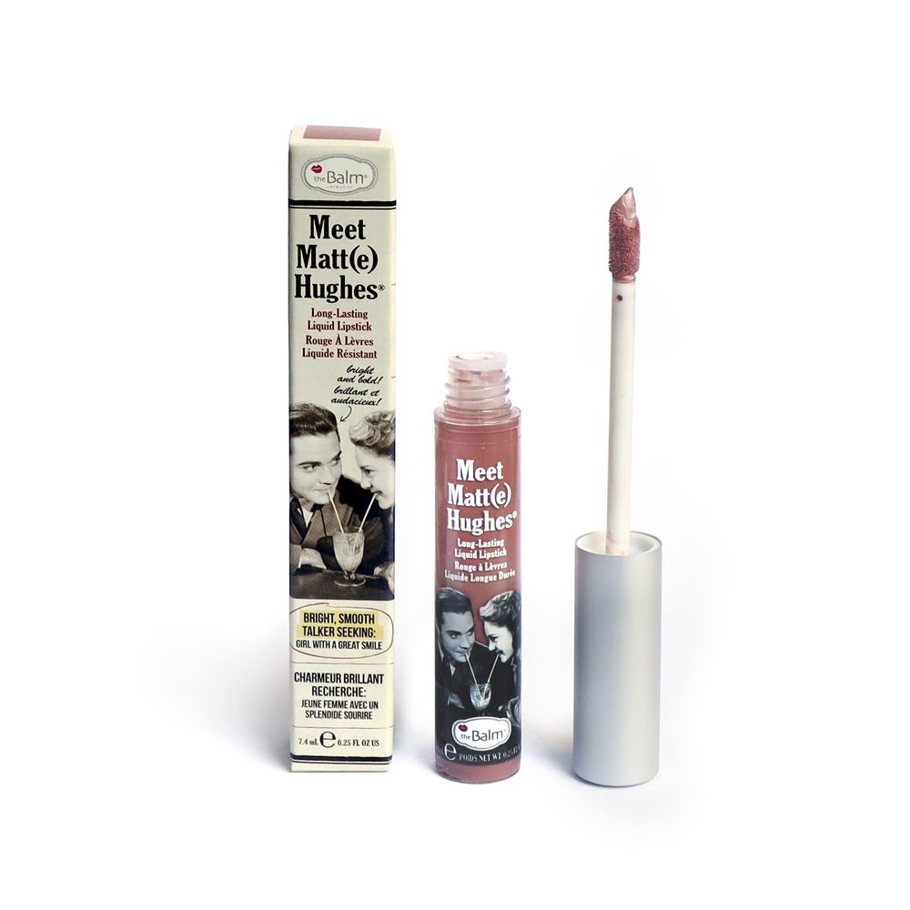 Meet Matte Hughes Long Lasting Liquid Lipstick - Patient by the Balm for Women - 0.25 oz Lip Gloss