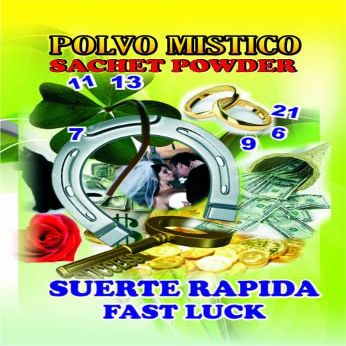 12 Pcs Fast Luck Sachet - Suerte Rapida Polvo en Bolsa 1/2oz