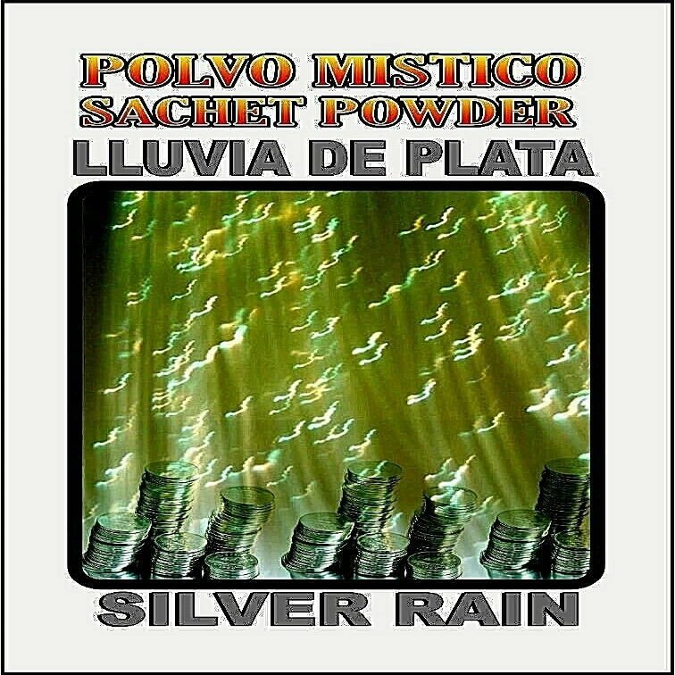 12 Pcs Silver Rain Sachet - Lluvia de Plata Polvo en Bolsa 1/2oz