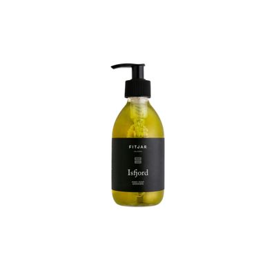 Fitjar Islands Hand Soap/Hair & Body Wash - Vegan. SLS/SLES free. Glass bottle. (Isfjord, 250 ml / 8.45 fl.oz)