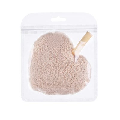 SOLUSTRE Facial Cleaning Pads 3pcs Makeup Pads Heart Shape Soft Powder Puff Reusable for Women