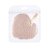 SOLUSTRE Facial Cleaning Pads 3pcs Makeup Pads Heart Shape Soft Powder Puff Reusable for Women view 1