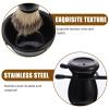 Beaupretty 1set Men Shaving Kit Wear-resistant Shaving Bowl Professional Beard Brush and Stand for Convenient Barbershop view 2
