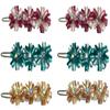 JCGY Set of 6 RibbonBow Snap Clip Barrettes for Thin Hair Women Young Girls 2 Each 3 Colors U86175-1936-6 view 1