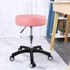 FURWOO Big Rolling Stool with Silent Wheels for Salon Massage Spa Round Thickening Cushions Shop Stool(Pink) view 2