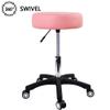 FURWOO Big Rolling Stool with Silent Wheels for Salon Massage Spa Round Thickening Cushions Shop Stool(Pink) view 4