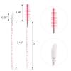 200 Disposable Lip Brush and Mascara Wand Spoolies Suitable for Lipstick and Eyelash Extensions and Eyebrow Brush (Type B) view 2