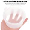 KALLORY Silicone Wax Pot Hair Removal Wax Bowl Wax Warmer Silicone Pot Hair Removal Waxing Bowl for Waxing Kit, Hair Removal, 1Pcs view 2
