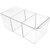 Cabilock Makeup Storage Box Large Organizer 3 Drawers Plastic for Cosmetics Skin Care and view 1