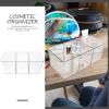 Cabilock Makeup Storage Box Large Organizer 3 Drawers Plastic for Cosmetics Skin Care and view 2