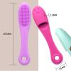 5-Pack Soft Silicone Manual Facial Cleansing Brushes, Face Scrubber Cleanser Brush for Gently and Effectively Cleaning, Removing Blackheads and Massaging view 2