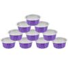 KALLORY Heater Portable Wax Melting Bowl Wax Aluminium Melting Bowls Mini Waxing Pot Hair Removal Aluminum Foil Bowl for Waxing Kit, Hair Removal, 10pcs Purple Auto Body Tools view 1