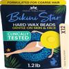 Tress Wellness Wax Beads - Safe for Skin - Dermatologically Tested - At-Home Kit for Bikini, Brazilian & Full Body - Bikini Star 1.2lb view 1