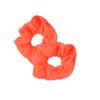 Set of 2 Terry Hair Scrunchies - Neon Orange view 1