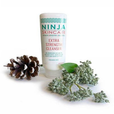 Ninja Extra Strength Cleanser Infused with Aloe Vera and White Oak Bark Extract-Oil Cleanser Paraben Free Restore PH, Non-Irritating Ingredients 5.5 OZ