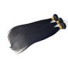100g/Bundle Double Weft Full Head 3 Bundles Straight Hair (12 14 14 Inches) Thick Sew In Hair Extensions 100% Human Hair Brazilian Virgin Straight Hair Weave Bundles For Black Women view 3