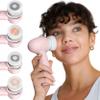 Vanity Planet Raedia 2.0 Facial Cleansing Brush, 4 Interchangeable Brush Heads, Pink - Daily Cleansing Face Exfoliator for Glowing & Acne Prone Skin - Lightweight Silicone Water-Resistant Body Brush view 1