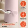 Vanity Planet Raedia 2.0 Facial Cleansing Brush, 4 Interchangeable Brush Heads, Pink - Daily Cleansing Face Exfoliator for Glowing & Acne Prone Skin - Lightweight Silicone Water-Resistant Body Brush view 4