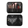 MNSRUU Toiletry Bag Black Skull Moth Hanging Makeup Bag for Toiletries 3 PCS Travel Toiletry Organizer Bags Portable Clear Toiletry Kit view 2