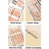 WMYDNX Nail Clippers Set Nail Clipper Set 22 Piece Stainless Steel Clean Cuticle Trimmer Manicure Set Professional Nail Scissors Grooming Kit Tools (Color : Gold) view 4