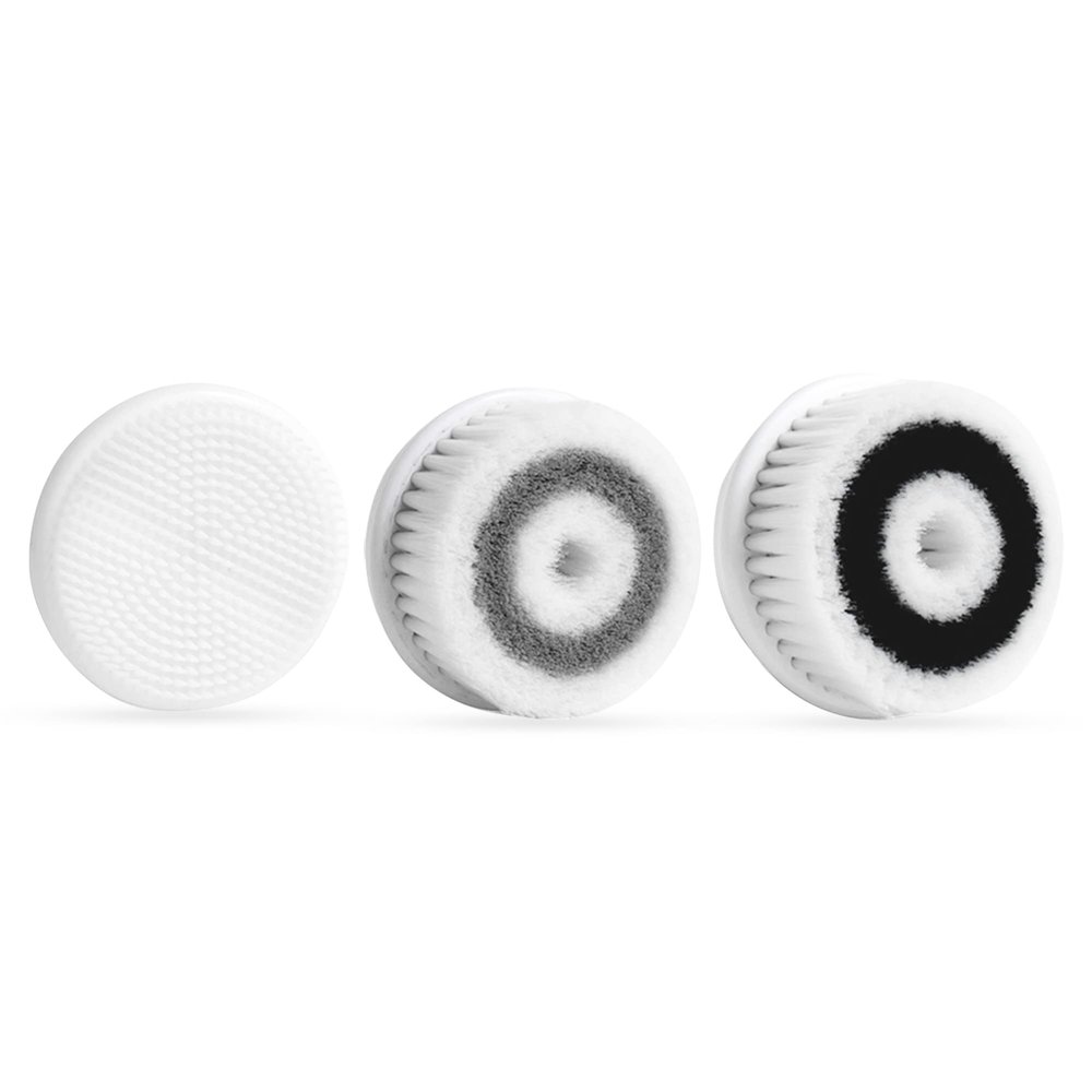 Vanity Planet Raedia & Ultimate Skin Spa Combo 3 Brushes - Designed for Raedia, Glowspin, & Ultimate Skin Spa System to Ensure Effective Cleansing and Exfoliating