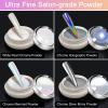 Chrome Nail Powder Gifts for Women - White Pearl Chrome Powder, Aurora Mermaid Iridescent Chromes Powder, Holographic Unicorn Rainbow Sliver Metallic Mirror Effect Nail Glitter Manicure view 4