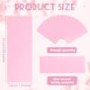 Blulu 400 Wax Strips Non Woven for All Skin Types Facial and Body Hair Removal Wax Paper Strips Epilating for Leg, Chest, Back, Intimate Area And Face 10 x 3.8 cm(Pink) view 2