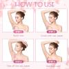 Blulu 400 Wax Strips Non Woven for All Skin Types Facial and Body Hair Removal Wax Paper Strips Epilating for Leg, Chest, Back, Intimate Area And Face 10 x 3.8 cm(Pink) view 3