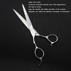 Professional Hair Cutting Shears, Professional Japan 440c left handed 5.5 inch silver cut hair scissors haircut thinning barber cutting shears hairdresser scissors (Color : 5.5 inch cutting) view 2
