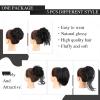 HMD 5 Pieces Messy Hair Bun Hairpiece Tousled Updo for Women Hair Extension Ponytail Scrunchies with Elastic Rubber Band Long Updo Messy Hairpiece Hair Accessories Set for Women (2#) view 2