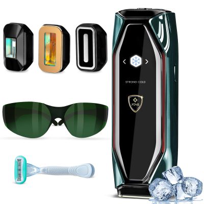 JOVS Laser Hair Removal, 37F Painless Hair Removal Device with Sapphire Ice-Cooling, 3 in 1 Hair Removal & Skin Rejuvenation for Women and Men, 8 Modes Skin Care for Whole Body, Touch Screen
