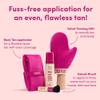 Coco & Eve Bali Bae Self Tan Set (Ultra Dark). All Natural Sunless Tanning Mousse. Instant Self Tanning Lotion with Bronzer, Mitt Applicator, Kabuki Brush and Back Applicator for Flawless Application. view 3