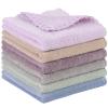 SUNLAND Microfiber Face Cloth Reusable Makeup Remover Facial Cleansing Towel Ultra Soft Face Washcloth 12inchx12inch 6 Pack Multicolor view 1