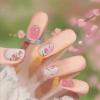 Tulip Nail Art Sticker Decals Flowers Nail Stickers for Nail Art Spring Flowers Nail Art Stickers Tulip Embossed Nail Stickers (3 Sheets) view 1