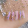 Tulip Nail Art Sticker Decals Flowers Nail Stickers for Nail Art Spring Flowers Nail Art Stickers Tulip Embossed Nail Stickers (3 Sheets) view 3