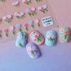 Tulip Nail Art Sticker Decals Flowers Nail Stickers for Nail Art Spring Flowers Nail Art Stickers Tulip Embossed Nail Stickers (3 Sheets) view 4