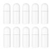 10Pcs Empty Refillable Roll On Bottles Leak- Proof Reusable Roll On Bottles DIY Containers Containers White Roller Ball view 1