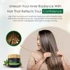 Herbishh Argan Hair Mask-Deep Conditioning & Hydration For Healthier Looking Hair- for very Dry, Weak, Stressed Out Hair, No Sulphates, No Parabens (150 ML) view 2