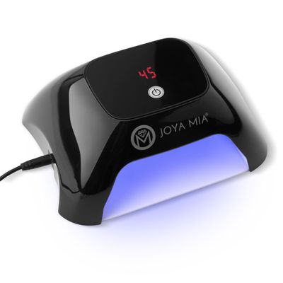 JOYA MIA Nail Dryer V10S, Professional UV Light for Nails, UV Light Nail Lamp for Curing Gel Polish, UV Lamp with Removable Stainless Steel Plate, for Hands and Feet, Black