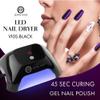 JOYA MIA Nail Dryer V10S, Professional UV Light for Nails, UV Light Nail Lamp for Curing Gel Polish, UV Lamp with Removable Stainless Steel Plate, for Hands and Feet, Black view 2