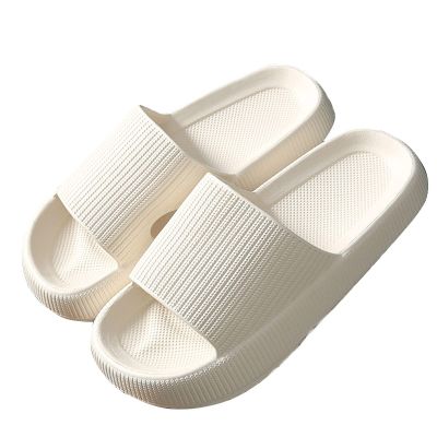Pillow Sandals Women Massage Shower Bathroom 2021 Summer Non-Slip Quick Drying Open Toe Platform Casual Slipperswhite-EU44/45Women'sUS11.5-12/Men'sUS10-11