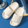 Pillow Sandals Women Massage Shower Bathroom 2021 Summer Non-Slip Quick Drying Open Toe Platform Casual Slipperswhite-EU44/45Women'sUS11.5-12/Men'sUS10-11 view 2