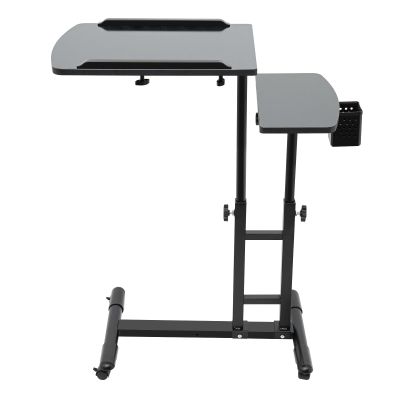 AKaSping Tattoo Workstation Portable Adjustable Large Tattoo Tray Rolling Work Station Hair Salon Rolling Tray Hair Color Service Desk Stand Table