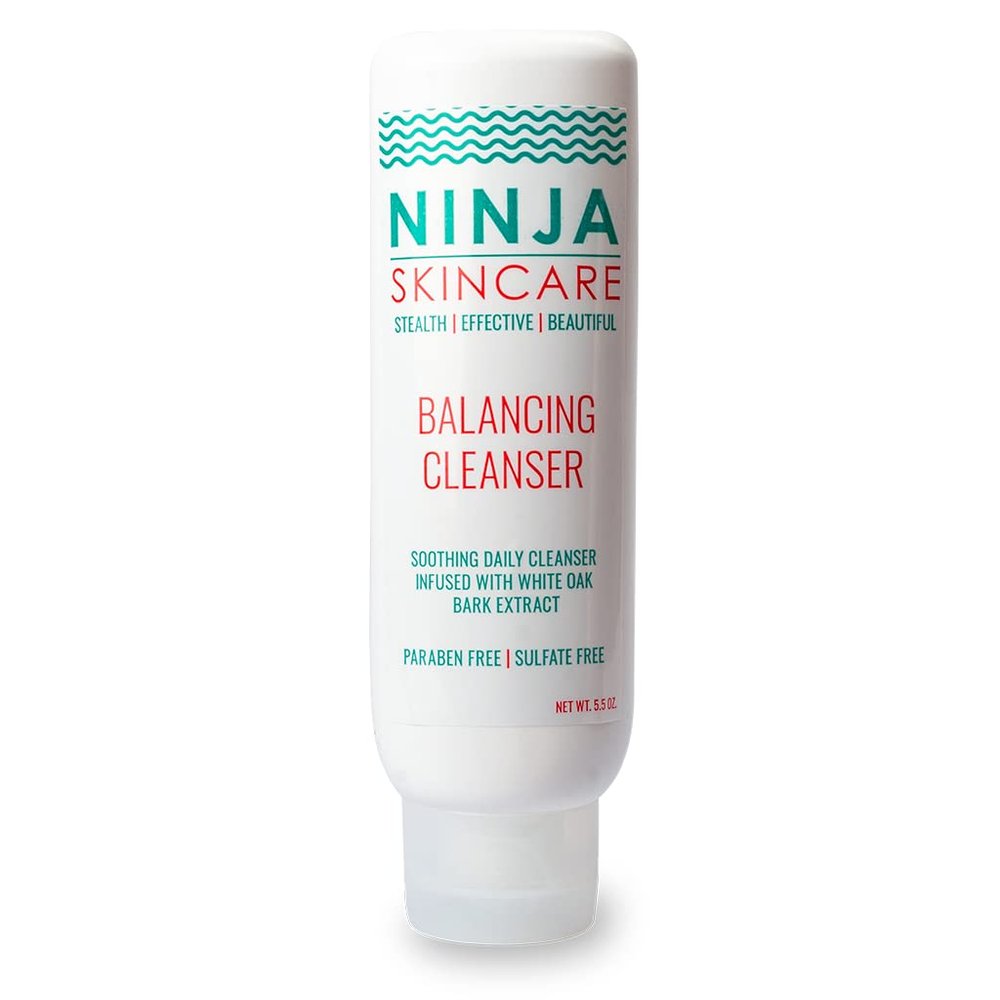 Ninja Balancing Cleanser White Oak Bark Extract, Sulfate & Paraben Free, pH Restoring, Non-Irritating, 5.5 OZ
