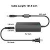 10Ft AC Adapter Replacement for Philips Lumea Precision Essential Prestige IPL Hair Removal Device System Model: BRI956 BRI954 BRI950 SC1999 SC2001/01 SC2002 IPL SC2003/00 IPL SC2004 IPL SC2006 view 2
